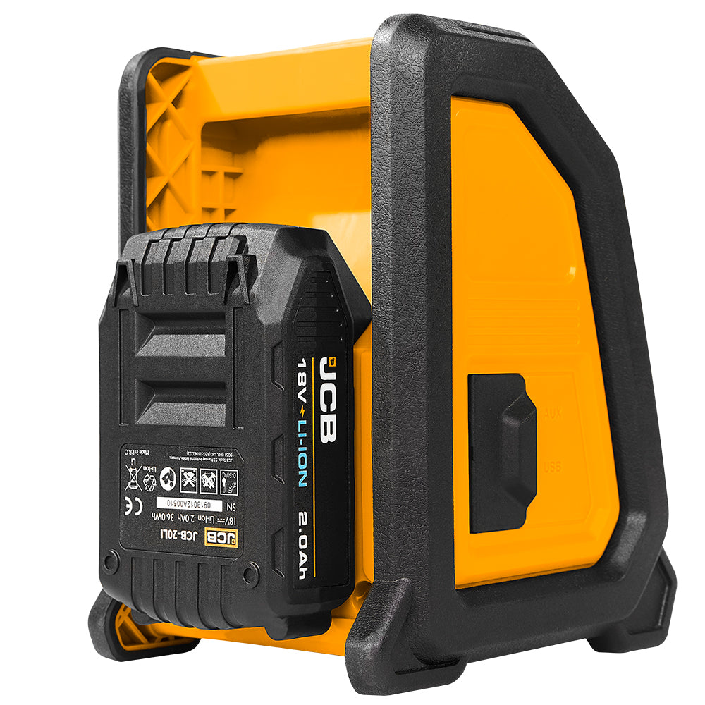 JCB 18V Bluetooth Site Speaker Bare Unit | 21-18WBS-B