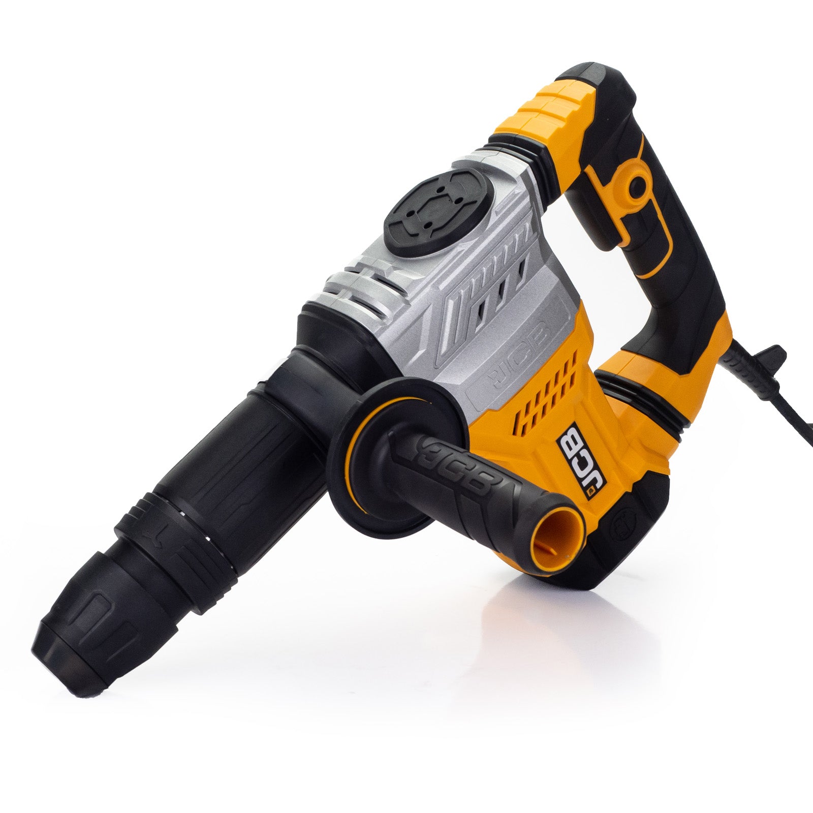 JCB 1300W 15J SDS Max Demolition Hammer and Chisel, Anti-Vibration Handle & 3m Power Cable | 21-DH1300