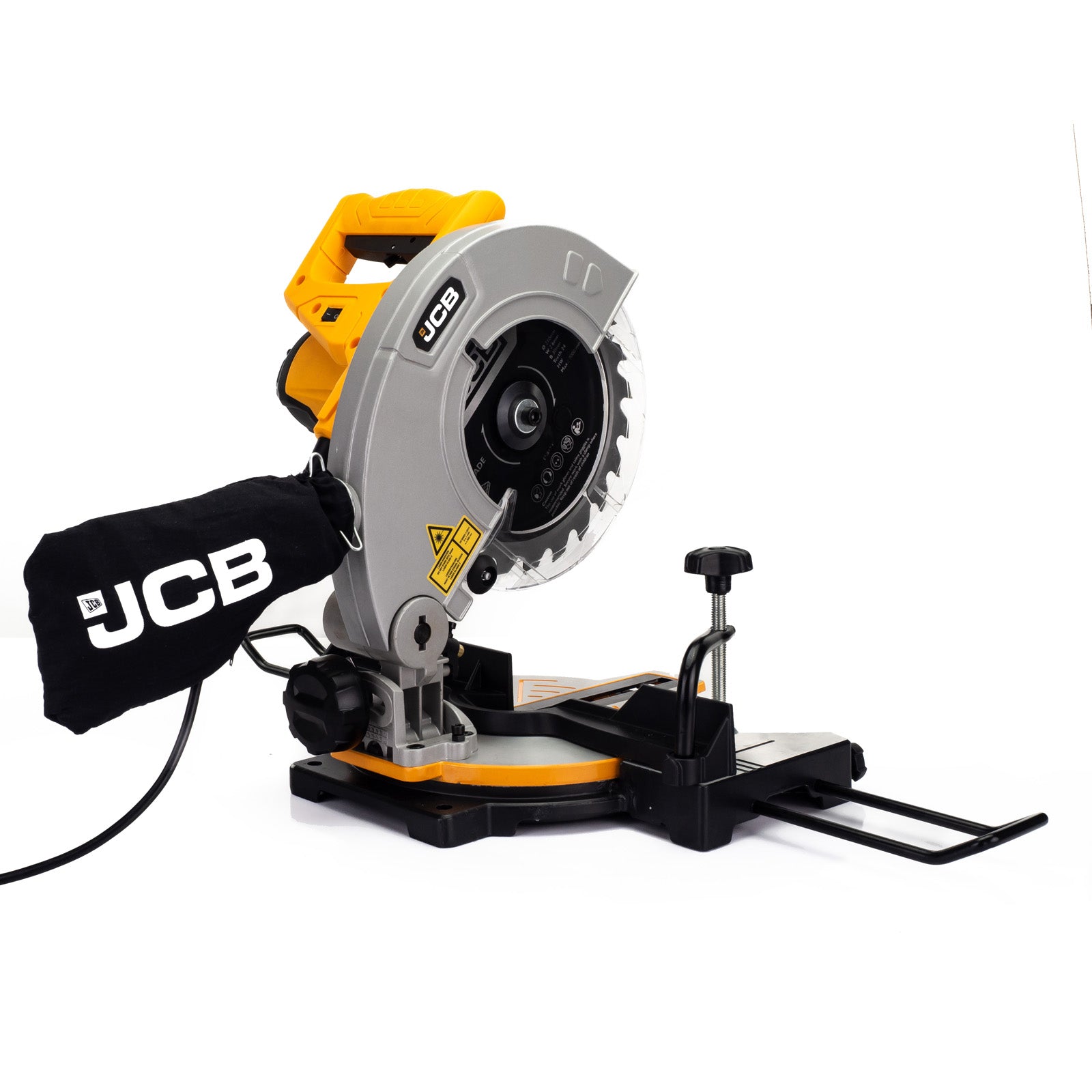 JCB 210mm 8" Electric Compound Mitre Saw, Corded, 1100W, 230V | 21-MS-210-C