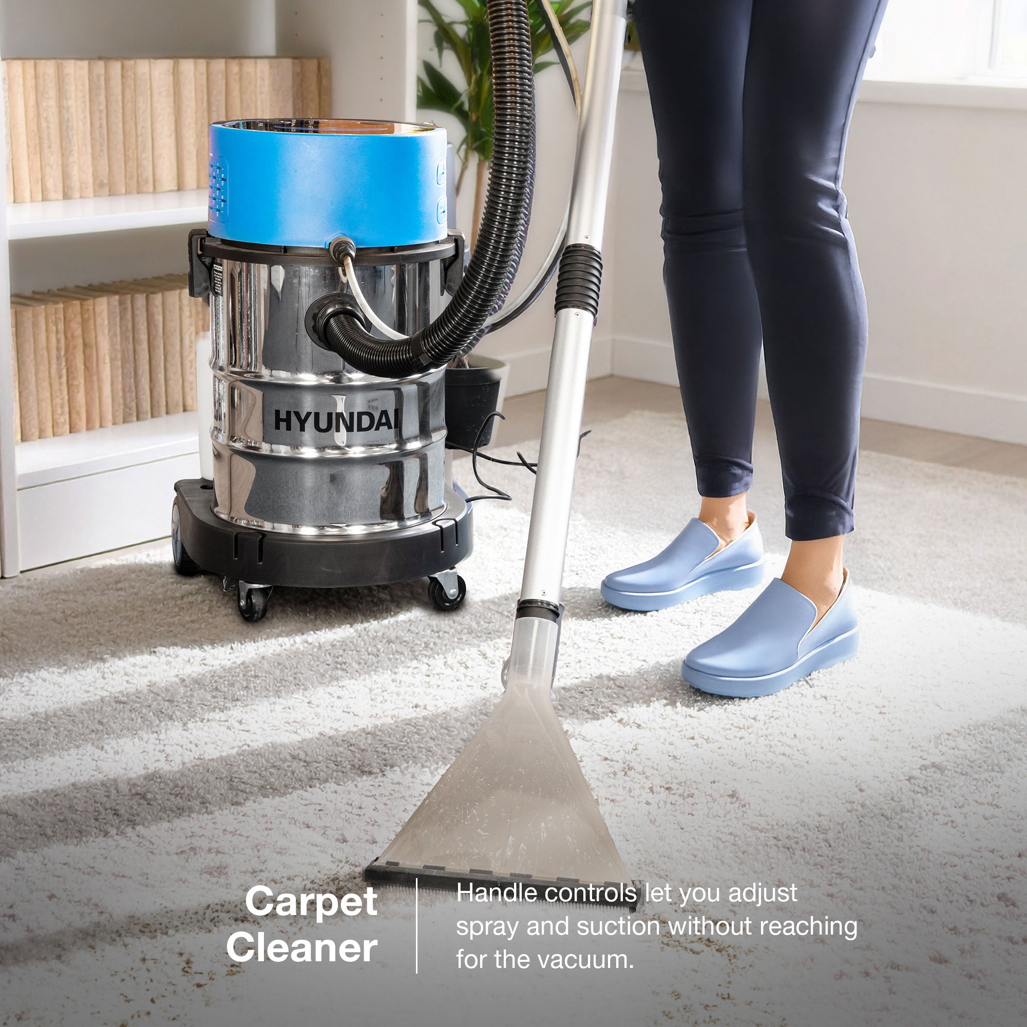 Hyundai 1200W 25L 2-in-1 Upholstery / Carpet Cleaner and Wet & Dry Vacuum | HYCW1200E