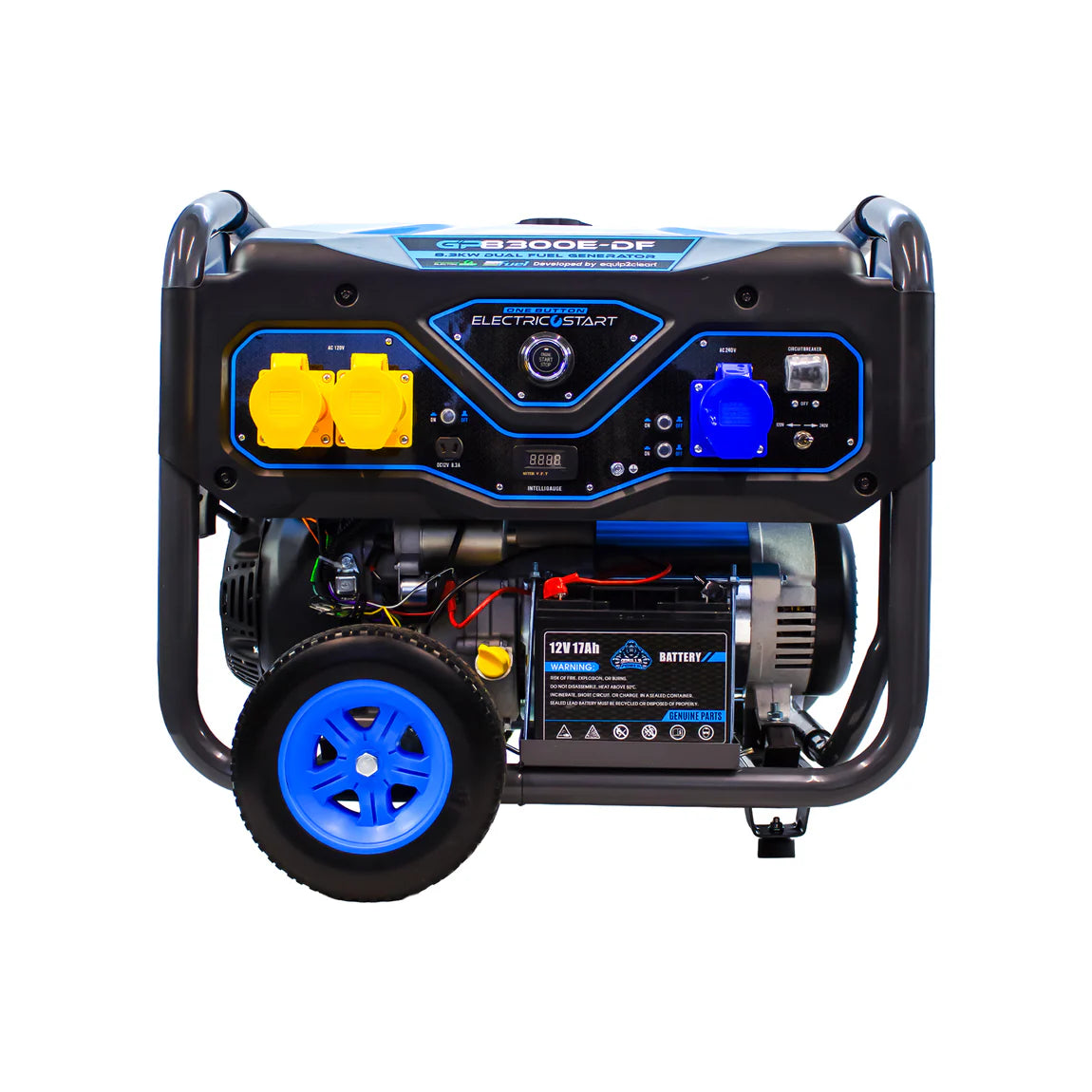 Gorilla Power 8300W Dual-Fuel (Petrol / Propane Gas) Generator with Electric & Wireless Remote Start | GP8300E-DF