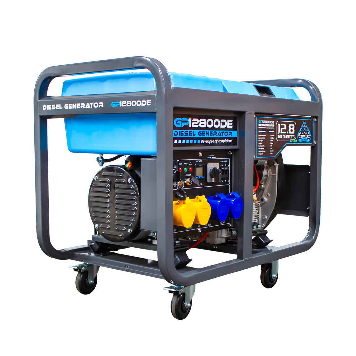 Gorilla Power 12800W Diesel Generator with Electric & Key Start | GP12800DE