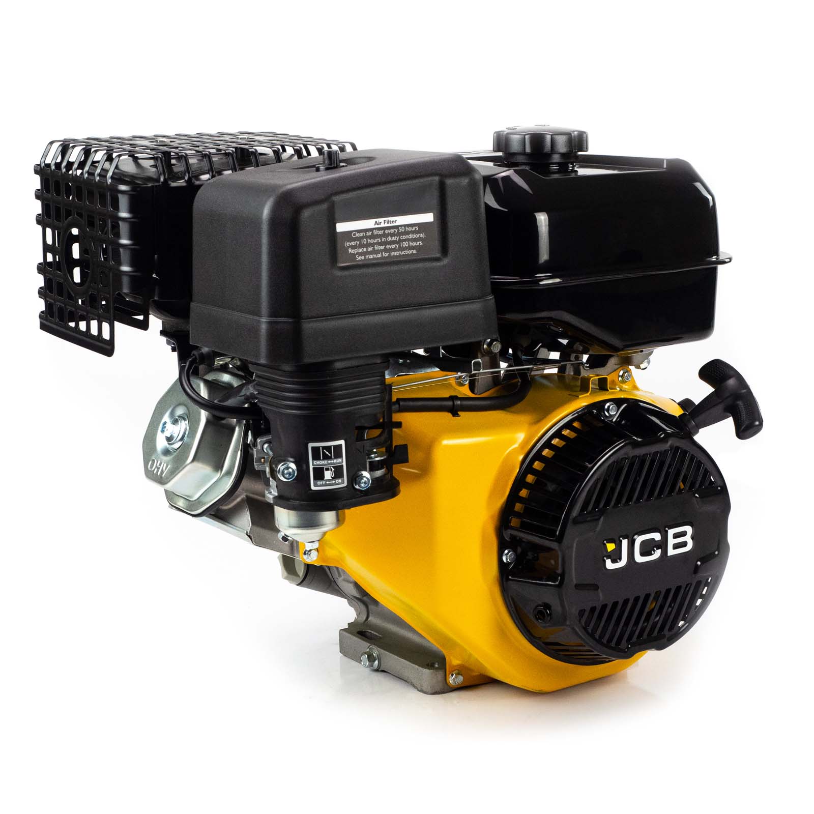 JCB 15hp 25.4mm 1” Petrol Engine, 457cc, 4 Stroke, OHV, Horizontal Straight Shaft | JCB-E460P