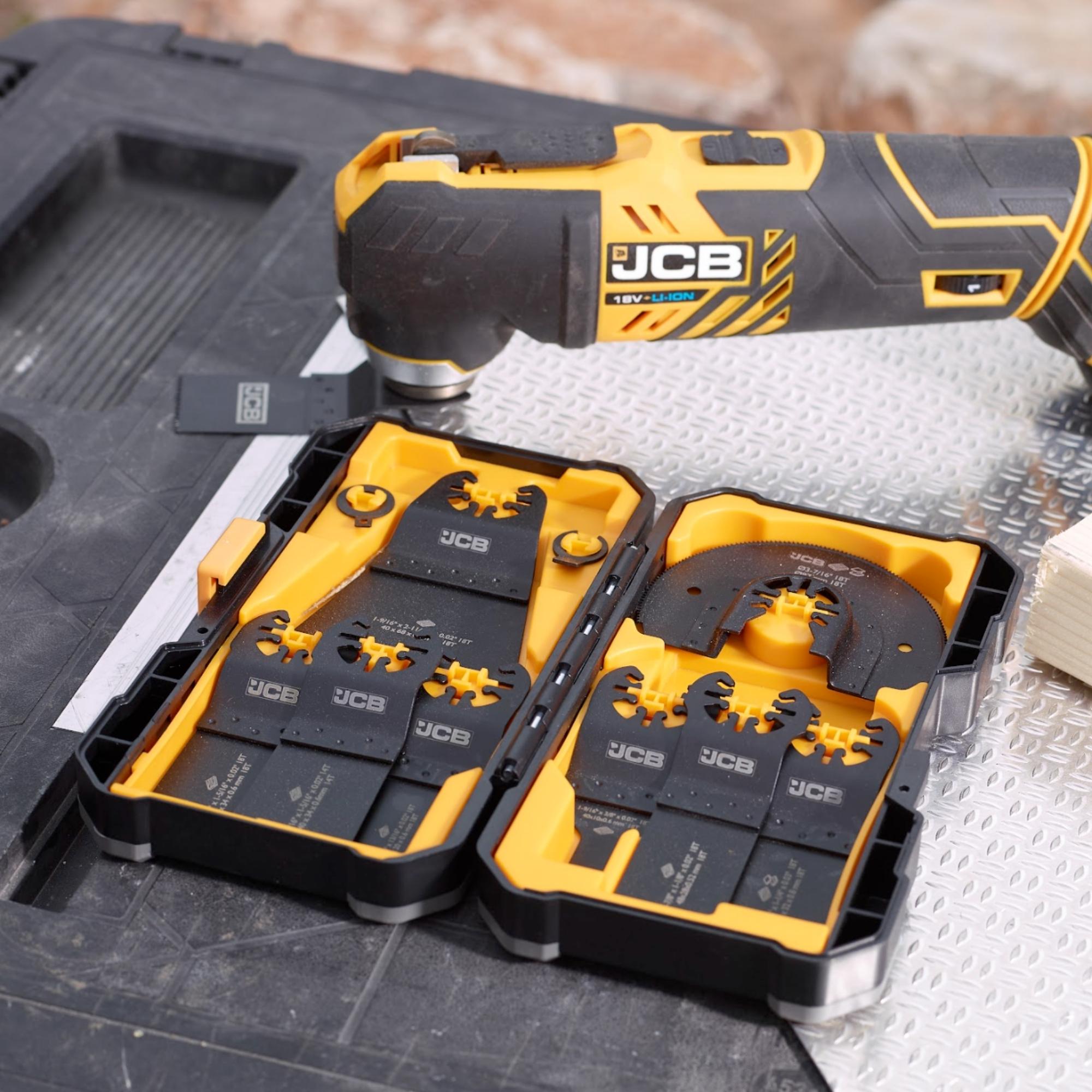 JCB 8 Piece Universal Fit Multi Tool Blade Set | JCB-PTA-MT8