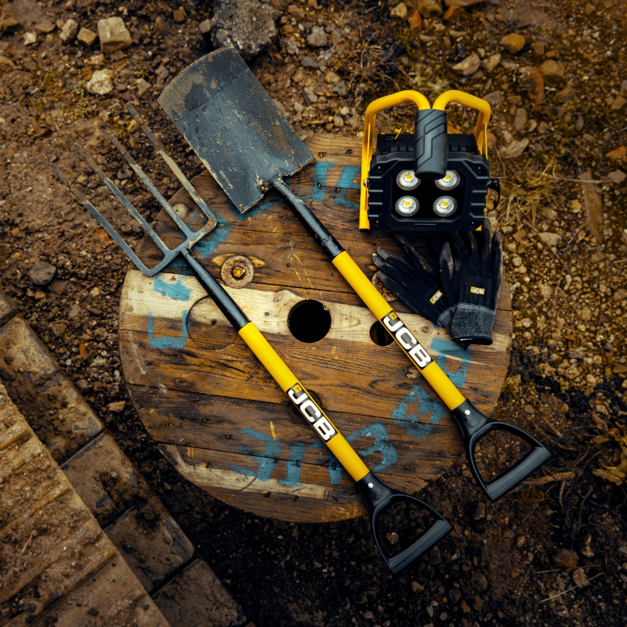 JCB Solid Forged Lightweight Border Fork And Border Spade Set | JCBBDRSET01