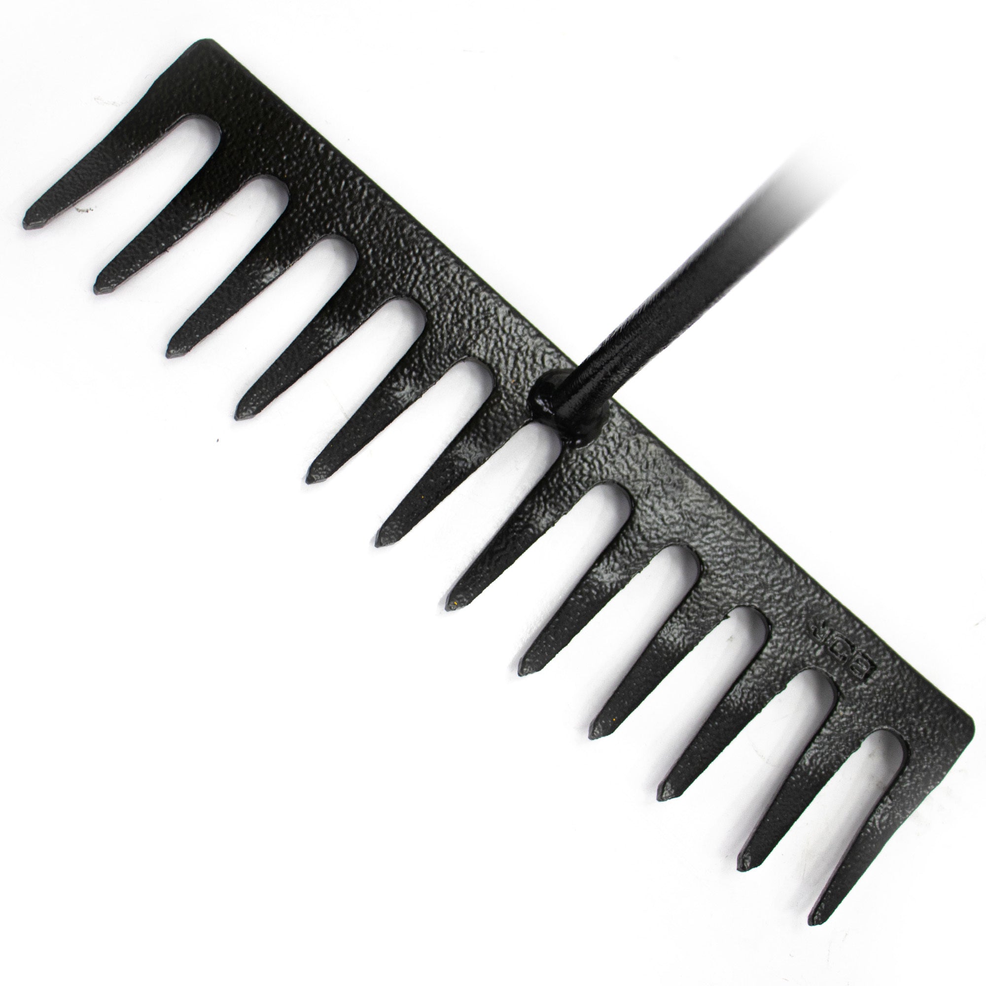 JCB 12 Teeth Garden Rake, 150cm x 30cm Head, Tubular Steel | JCBGR01