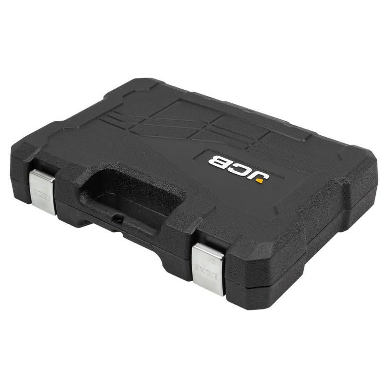 JCB 94 Piece 1/4'' and 3/8'' Socket and Bit Set, Chrome Vanadium Steel | JCB-4941-5DS