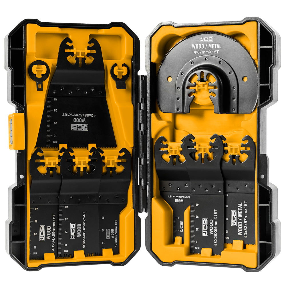 JCB 8 Piece Universal Fit Multi Tool Blade Set | JCB-PTA-MT8