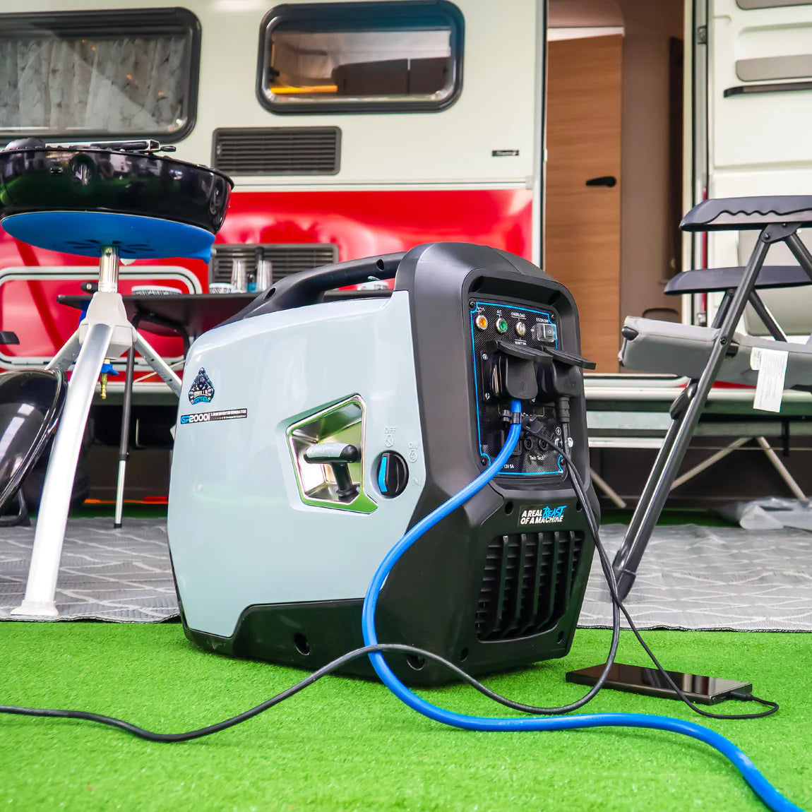 Gorilla Power 2000W Inverter Suitcase Petrol Generator | GP2000i