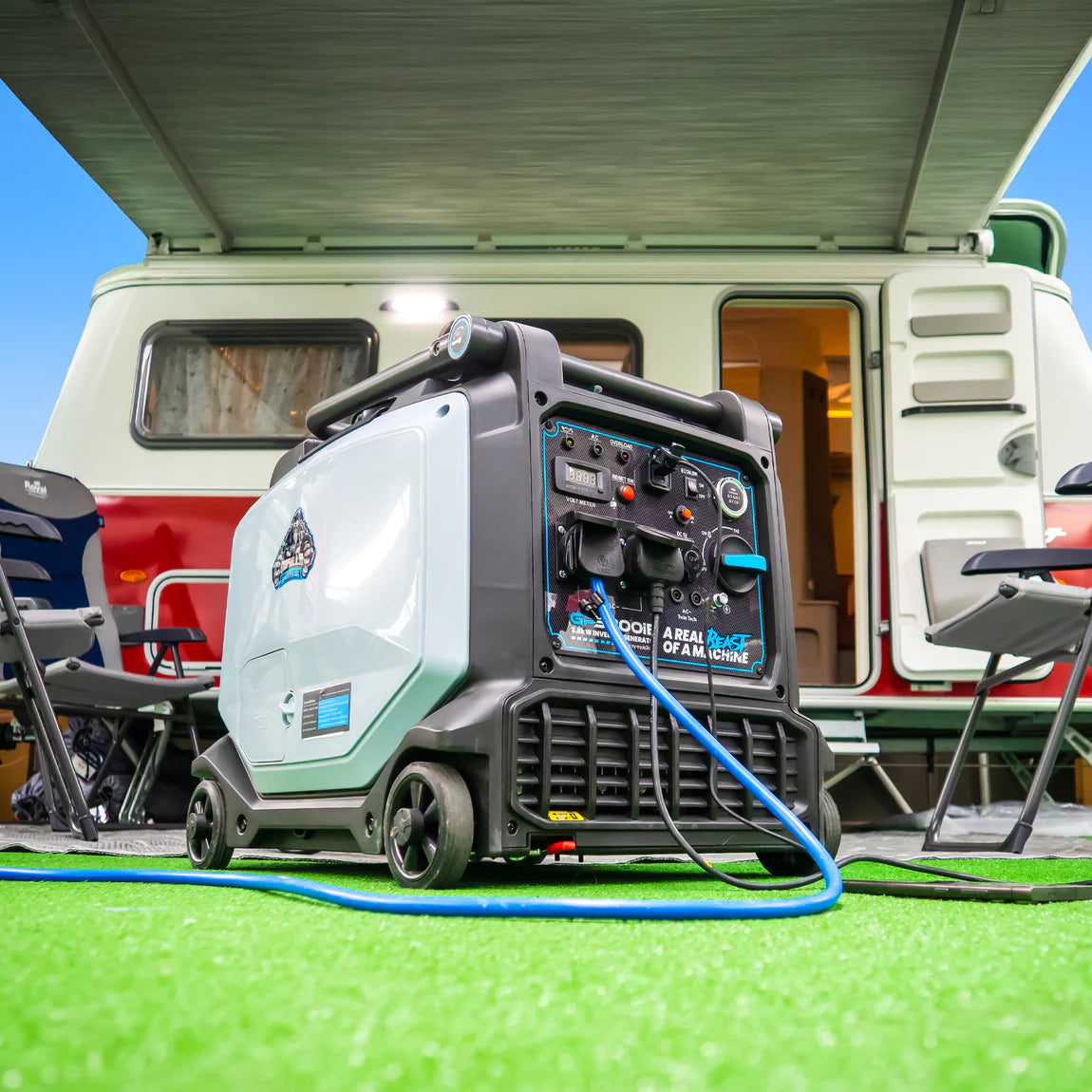 Gorilla Power 3800W Inverter Suitcase Petrol Generator with Electric & Wireless Remote Start | GP3800iE