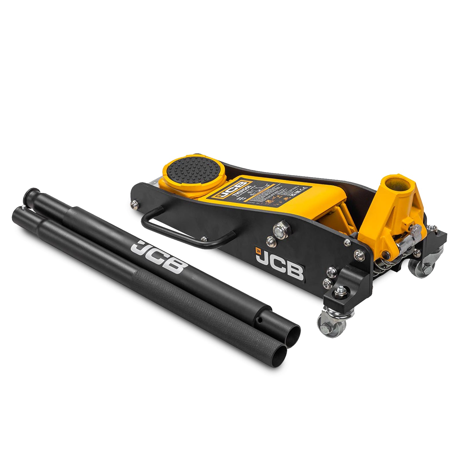 JCB 1.5 Tonne Low-Profile, Double-Pump, Aluminium Racing Jack | JCB-TH31501