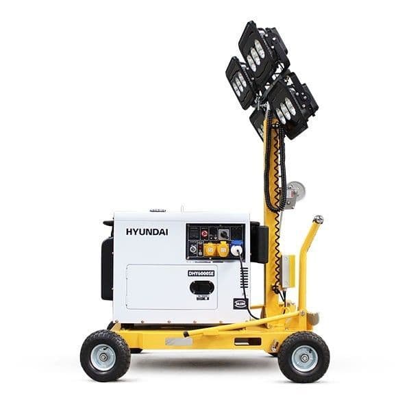 Evopower LT800-LED-D 800W LED Mobile Lighting Tower WITH DHY6000SE 5.2kW Diesel Generator