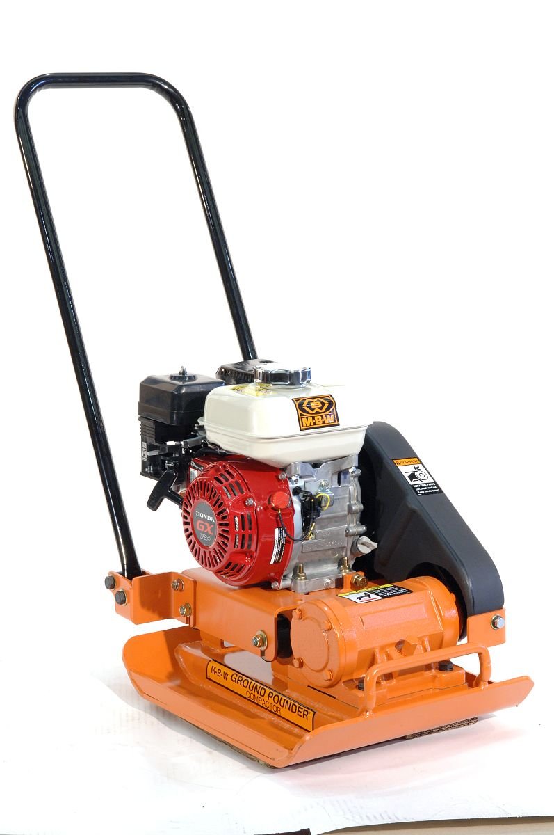 MBW GP1600 16" Honda GX160 Powered Plate Compactor