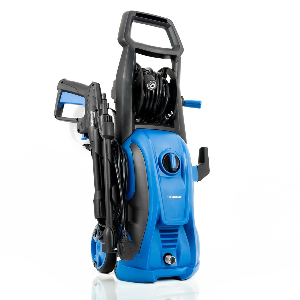 Hyundai 150Bar / 2175psi Electric Pressure Washer, 7.5L/min, 2000W Powerful Motor with Hose & Attachments | HYW2000E