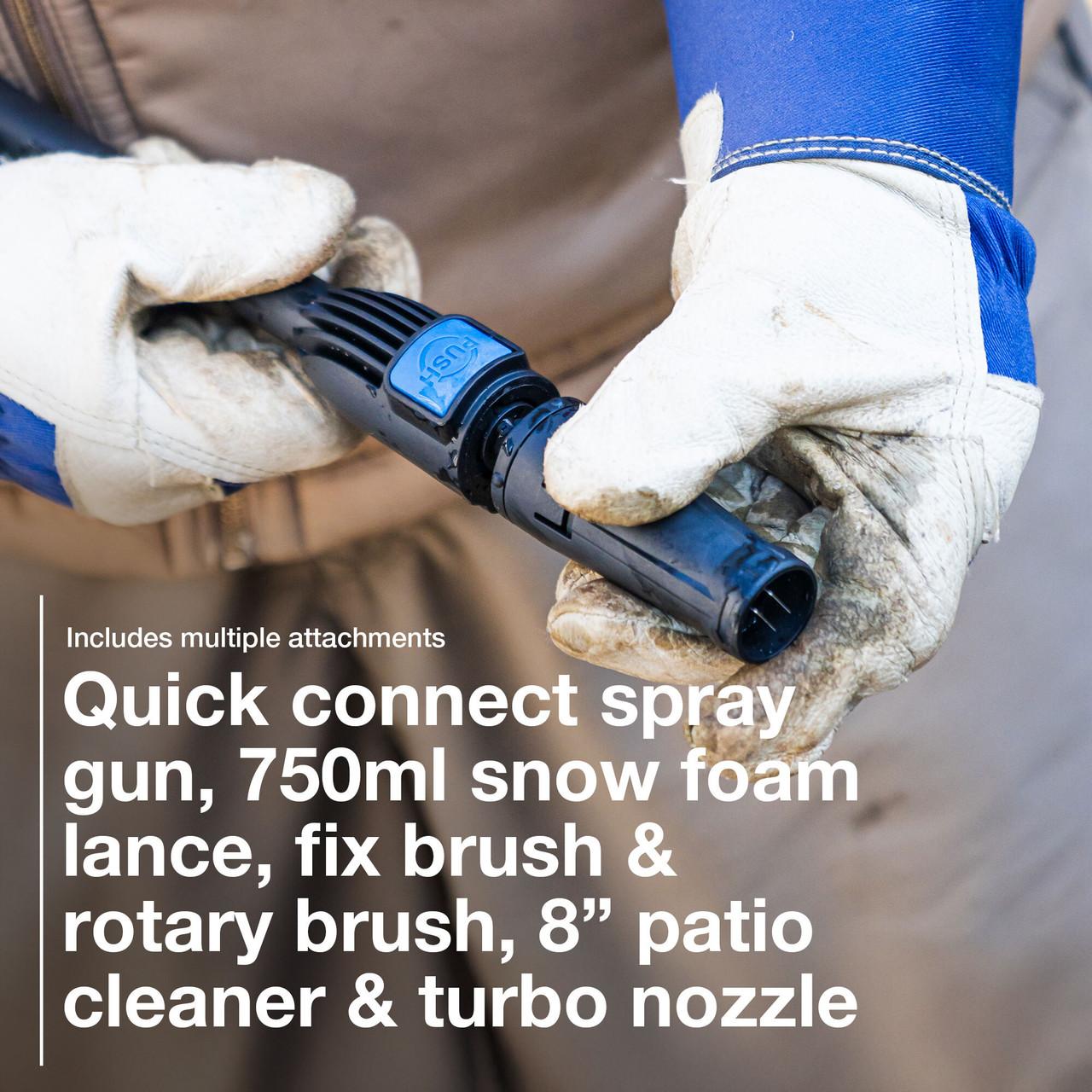 Hyundai 150Bar / 2175psi Electric Pressure Washer, 7.5L/min, 2000W Powerful Motor with Hose & Attachments | HYW2000E