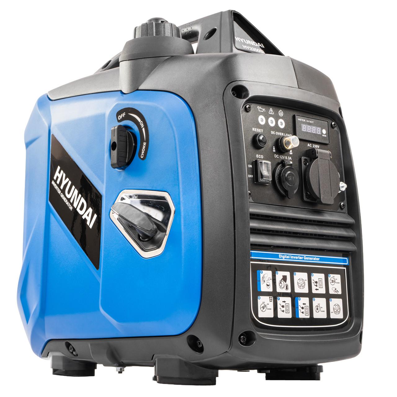 Hyundai 2.0kW / 2000W Inverter Generator, Recoil Start, Pure Sine Wave | HY2350Si