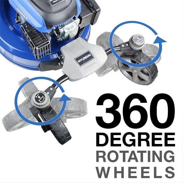 Hyundai 20" 51cm / 510mm Self Propelled Electric Start Petrol Lawnmower HYM510SPEZ