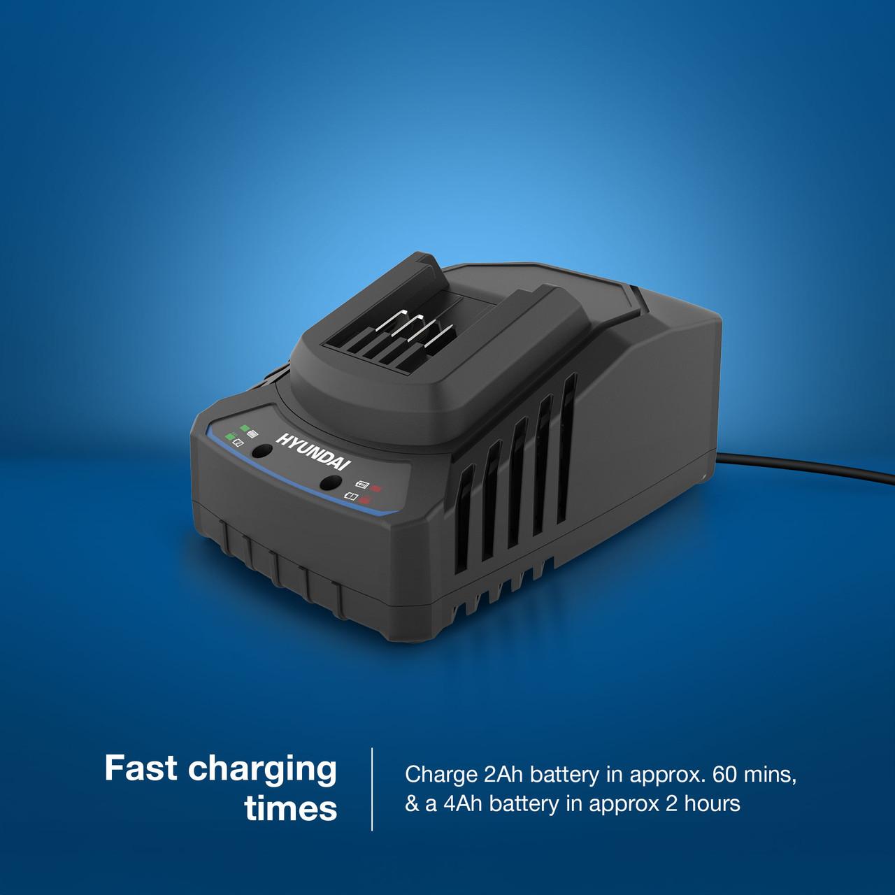 Hyundai 20V 2A Charger for 2nd Generation 20V Garden and Power Tools | C20-2