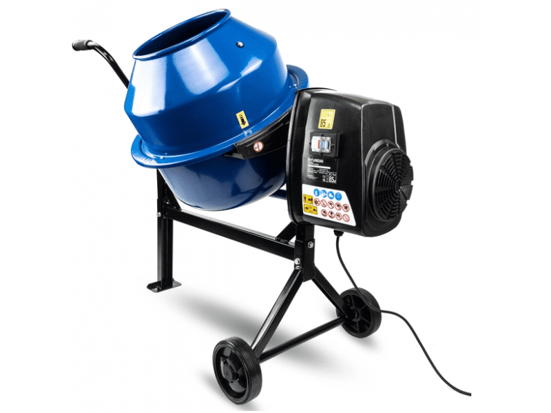 Hyundai 220W 63L Electric 230v Cement / Concrete Mixer | HYCM63E