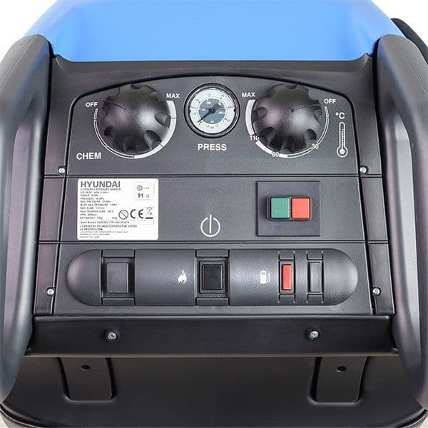 Hyundai 2600psi Hot Pressure Washer, 140 °C, 6.3kW | HY210HPW-3