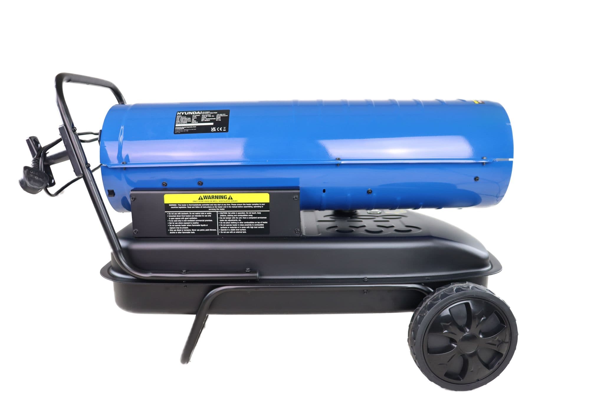 Hyundai 37kW Diesel/Kerosene Space Heater 125,000BTU | HY125DKH