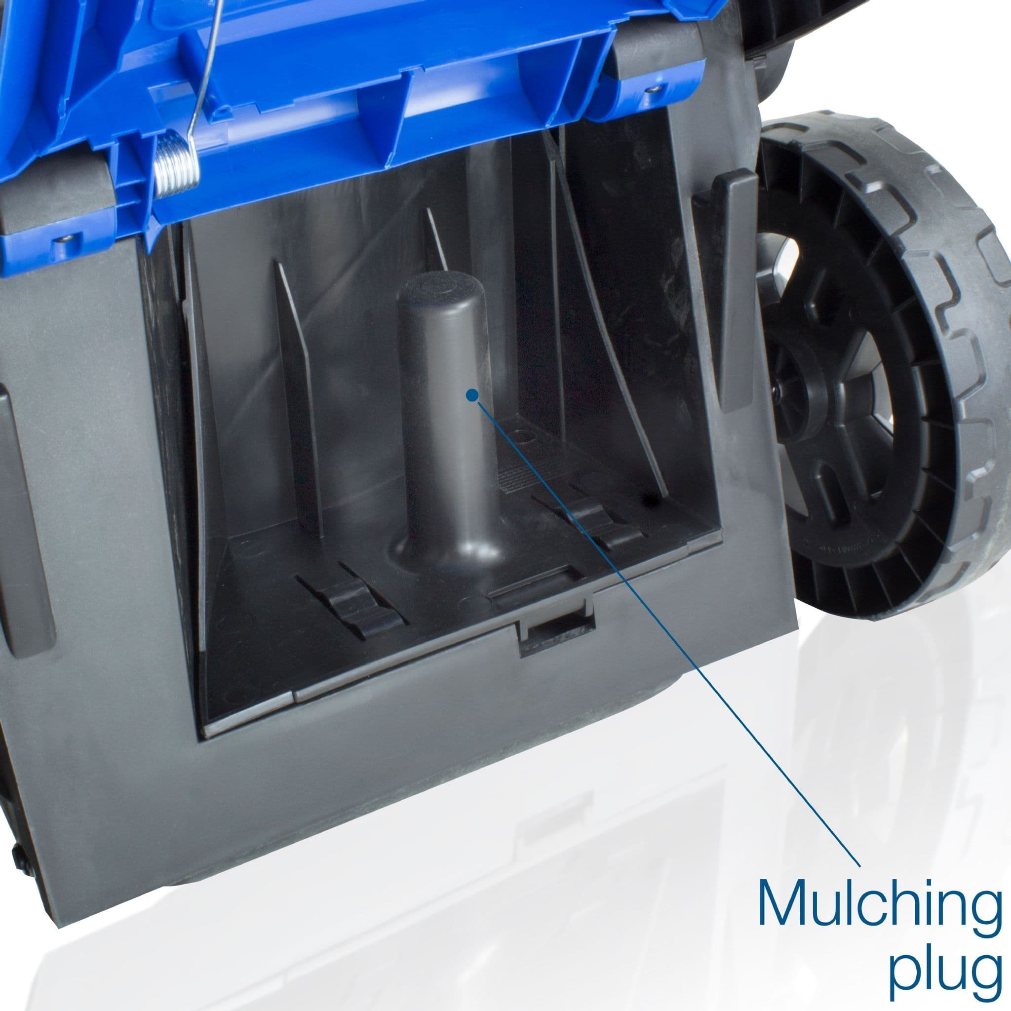 Hyundai 38cm Cordless 40v Lithium-Ion Battery Roller Lawnmower with Battery & Charger HYM40LI380P