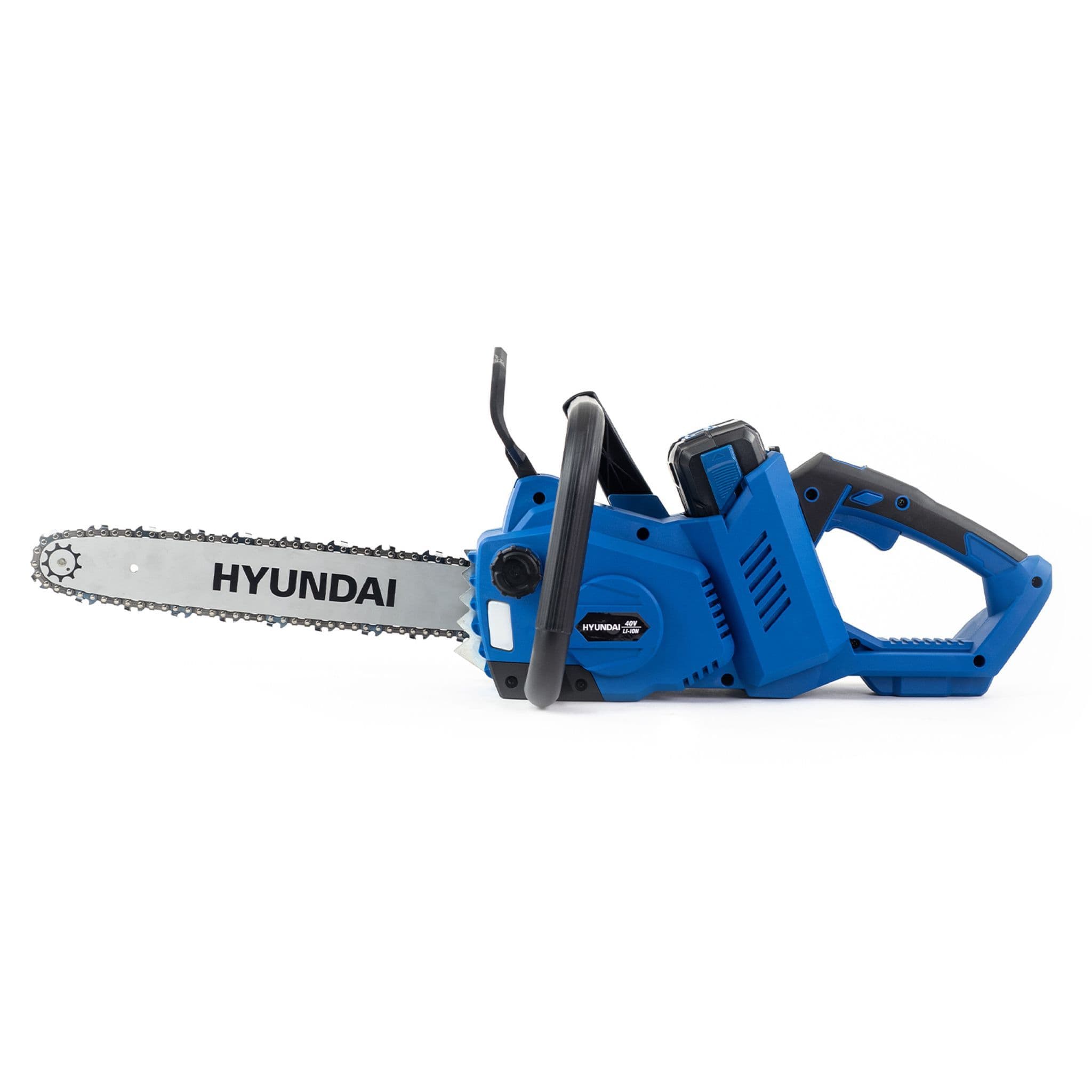 Hyundai 40V Lithium-Ion Battery Powered Cordless Chainsaw | HYC40LI