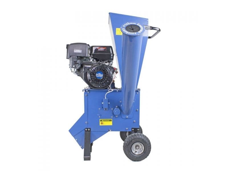 Hyundai 420cc 102mm Petrol 4-Stroke Garden Wood Chipper Shredder Mulcher | HYCH1400