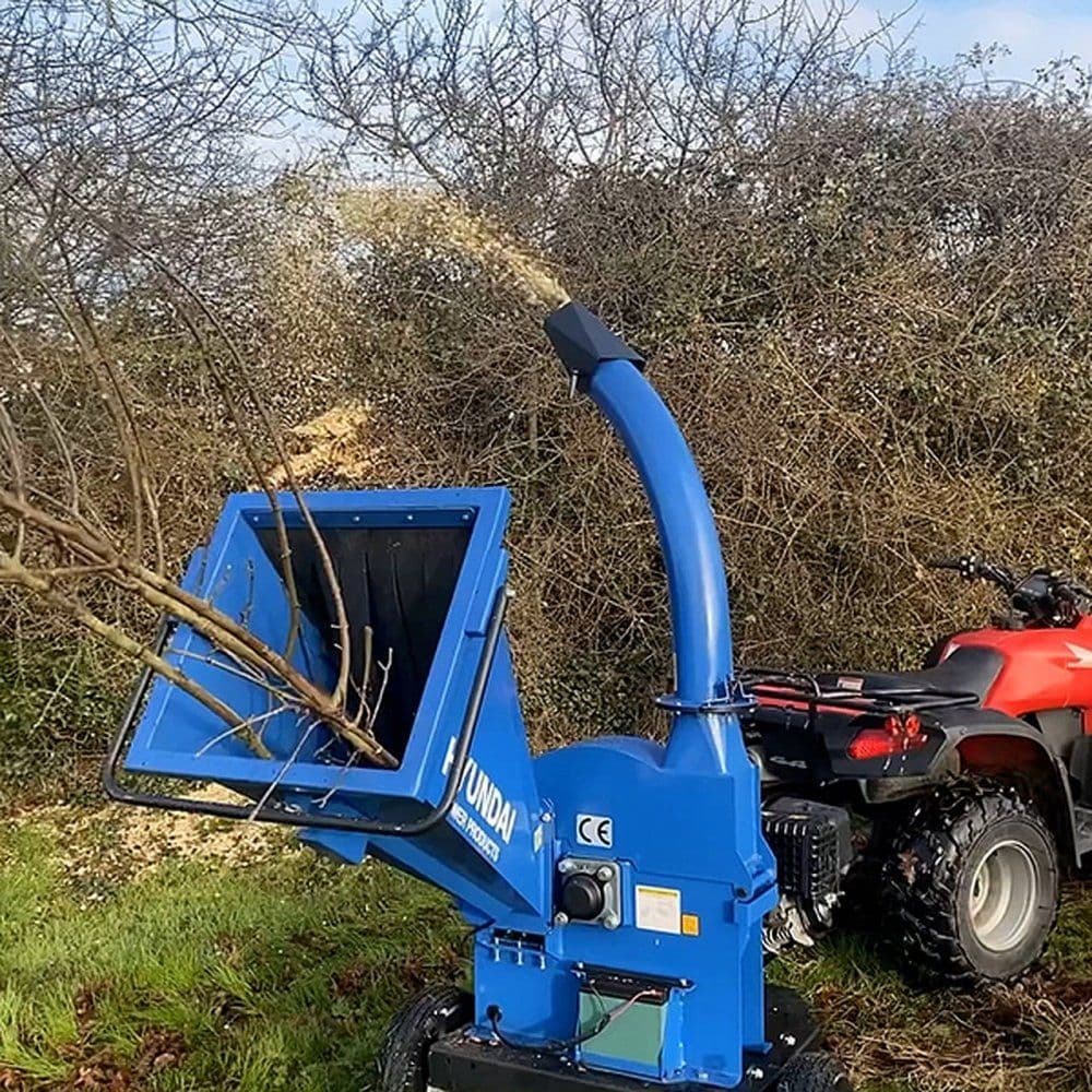 Hyundai 420cc 4.5 Petrol Wood Chipper with Electric-Start Engine | HYCH15100TE