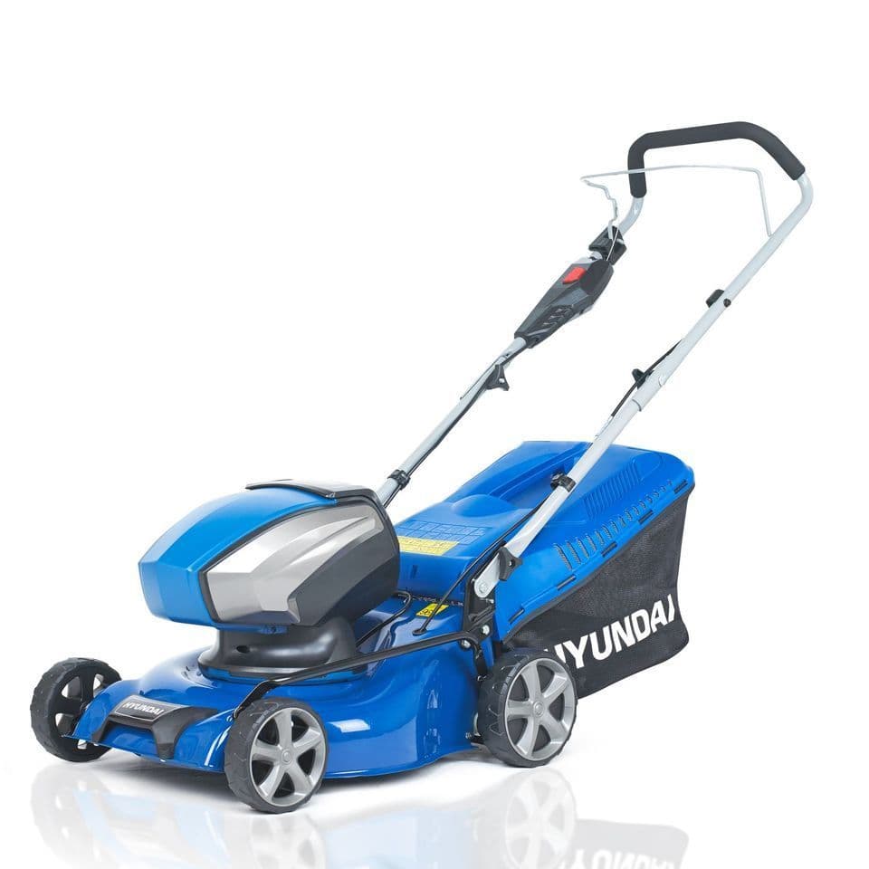 Hyundai 42cm Cordless 40v Lithium-Ion Battery Lawnmower with Battery & Charger | HYM40LI420P
