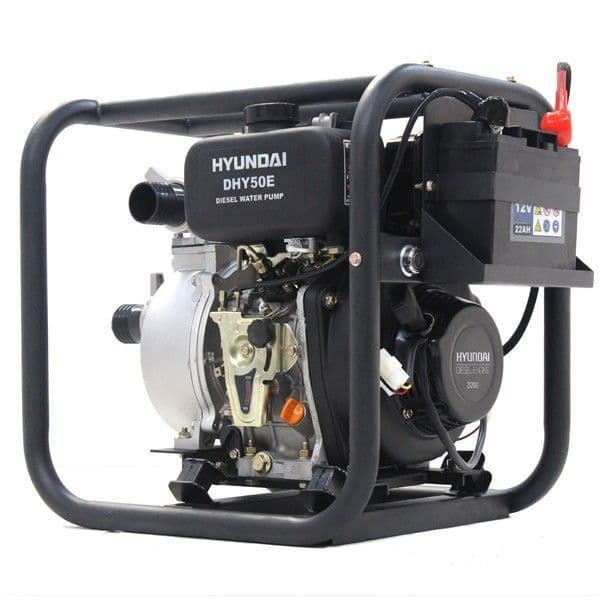 Hyundai 50mm Electric Start Diesel Water Pump DHY50E