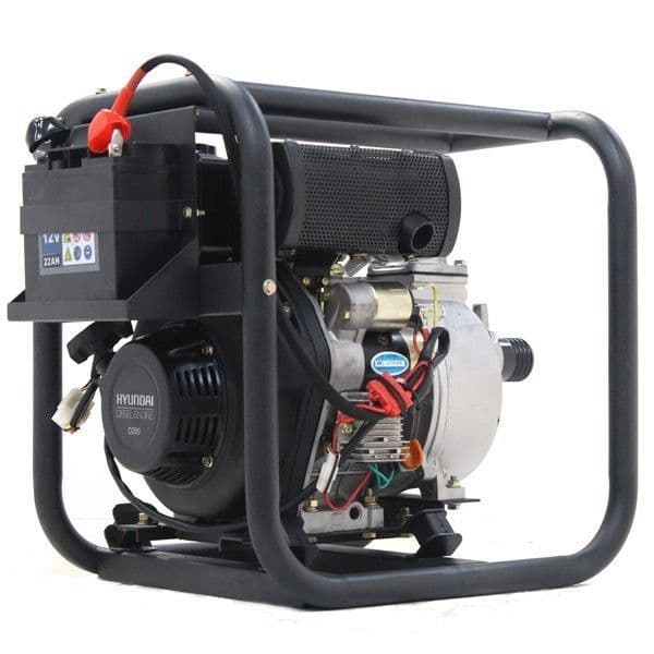 Hyundai 50mm Electric Start Diesel Water Pump DHY50E