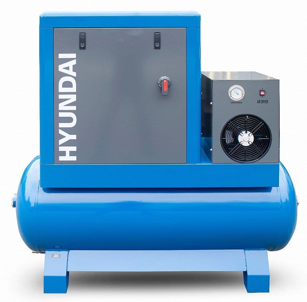 Hyundai 7.5hp 350 Litre Screw Compressor HYSC75350D