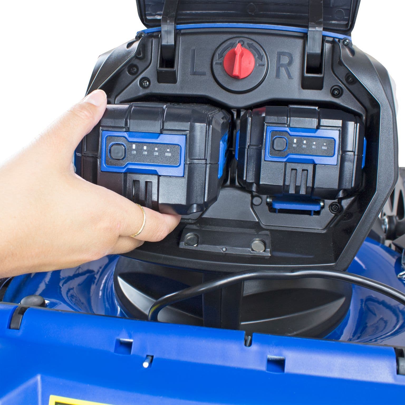 Hyundai 80V Lithium-Ion Battery Powered Lawn Mower 45cm With Battery & Charger HYM80LI460P