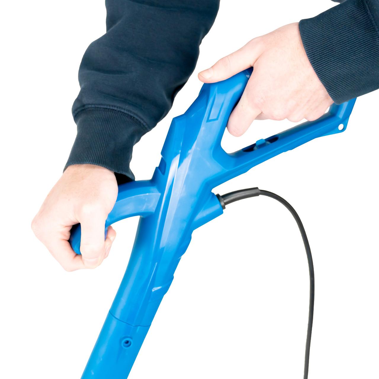 Hyundai Electric Lawn Care Bundle, 1300W 33cm Cut Lawn Mower & 250W Grass Trimmer | HYM3313EGT