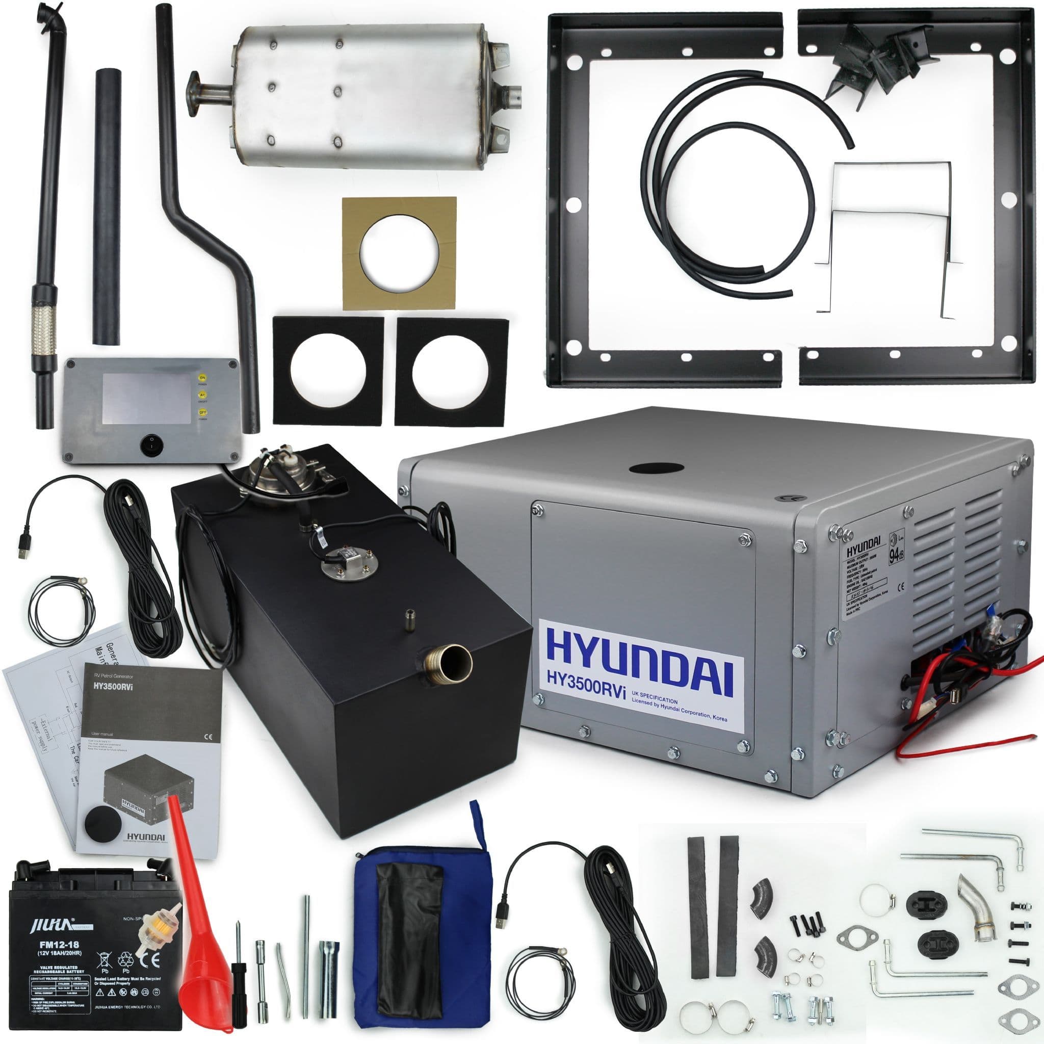 Hyundai HY3500RVi Motorhome RV Petrol Leisure Generator