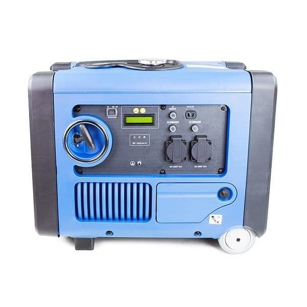 Hyundai HY4500SEI 230V Petrol Driven 4000W 4.0kW 5kVA Portable Silenced Generator