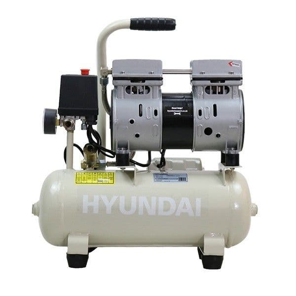 Hyundai HY5508 4CFM / 550w / 0.75HP / 8 Litre Oil Free Direct Drive Silenced Air Compressor