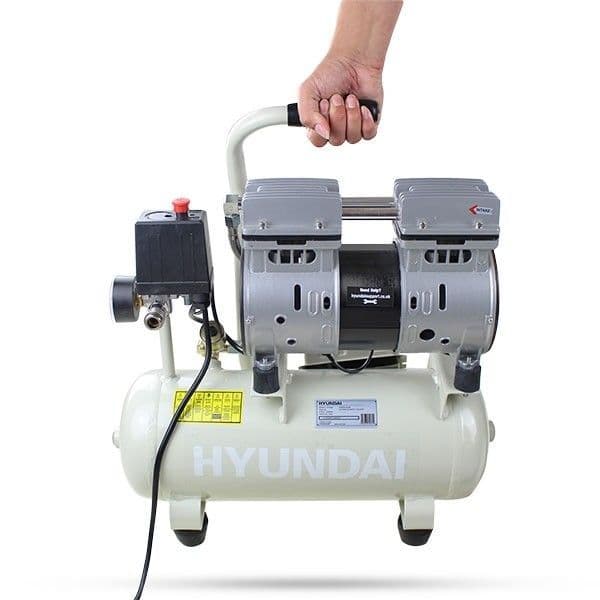 Hyundai HY5508 4CFM / 550w / 0.75HP / 8 Litre Oil Free Direct Drive Silenced Air Compressor