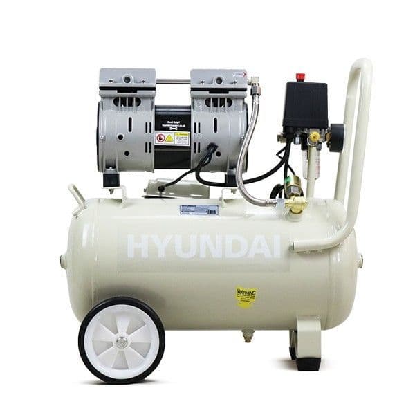 Hyundai HY7524 5.2CFM / 1HP / 24 Litre Oil Free Direct Drive Silenced Air Compressor