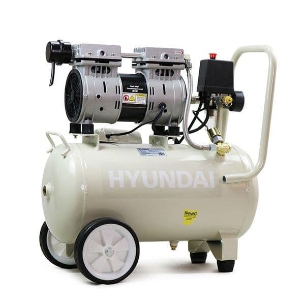 Hyundai HY7524 5.2CFM / 1HP / 24 Litre Oil Free Direct Drive Silenced Air Compressor