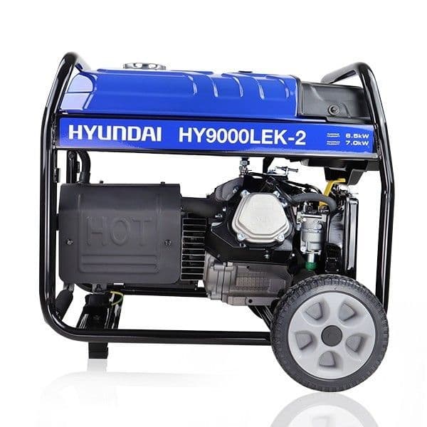 Hyundai HY9000LEK-2 7.5kW / 9.4kVa* Recoil & Electric Start Site Petrol Generator