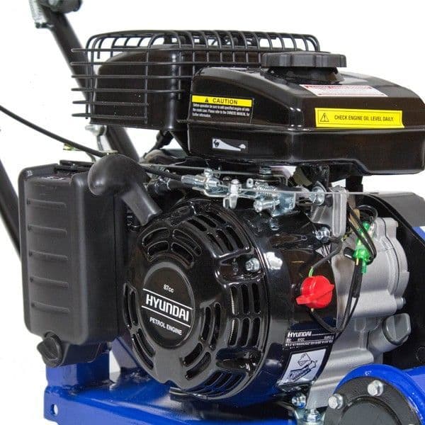 Hyundai HYCP5030 87cc Petrol Plate Compactor Wacker Plate & Free Wheel Kit & Paving Pad