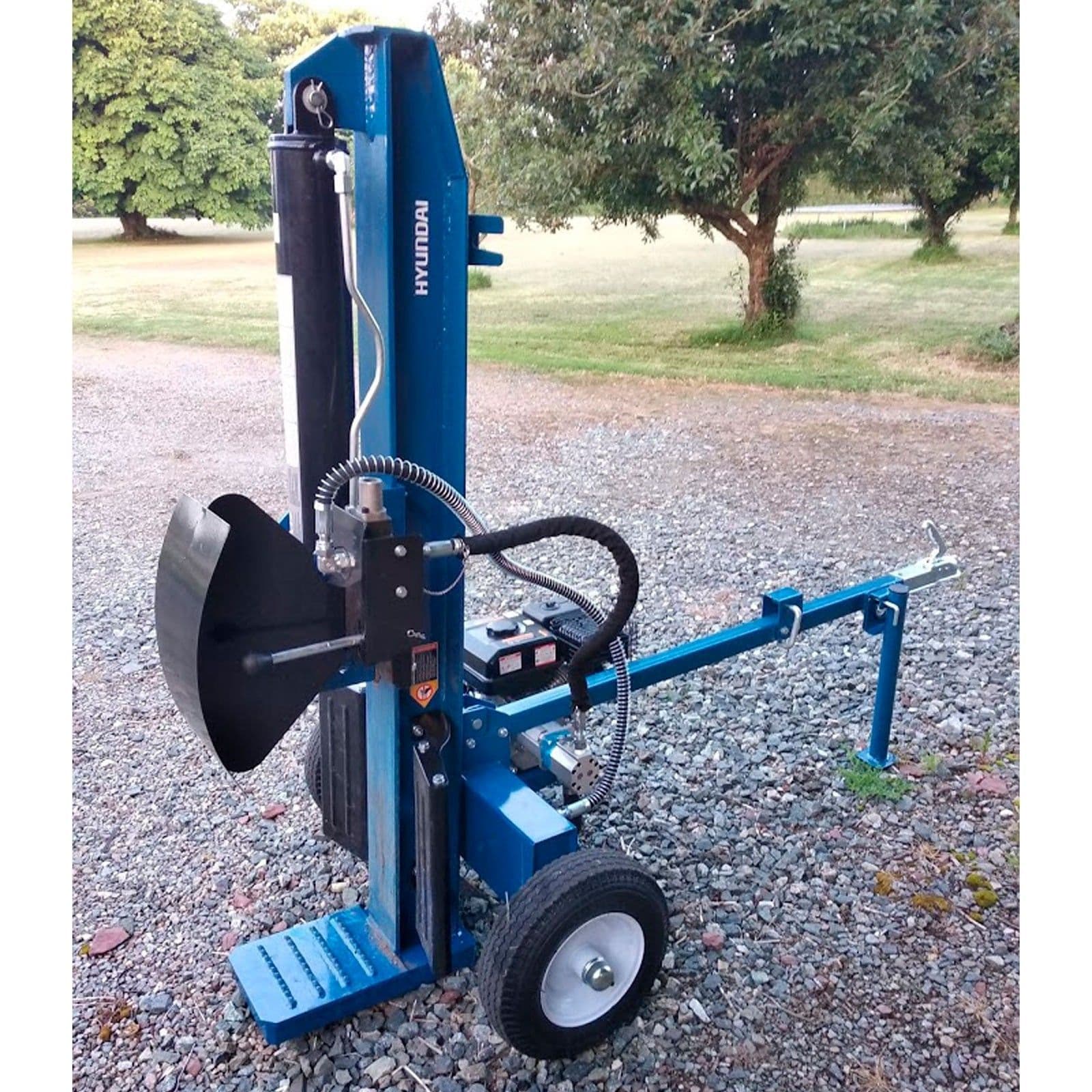 Hyundai HYLS25000T 6.5hp 25 Tonne Horizontal Petrol Log Splitter