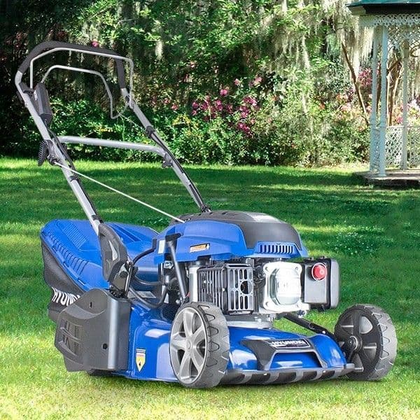 Hyundai HYM430SPER Self Propelled 17" 43cm 430mm 139cc Electric Start Petrol Roller Lawn Mower