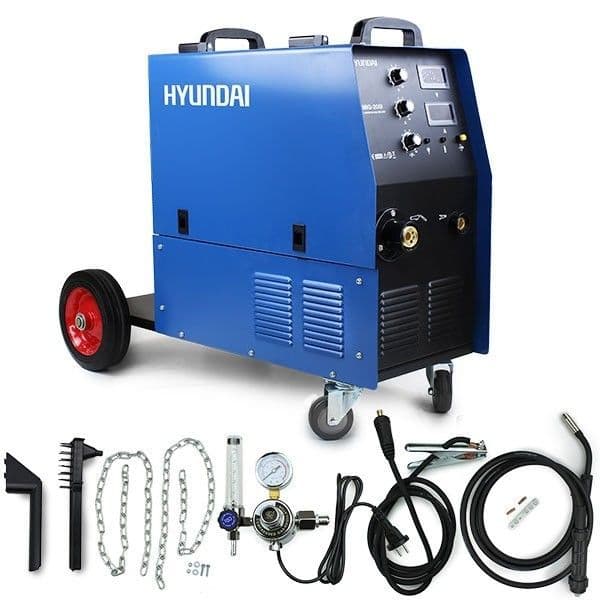 Hyundai HYMIG200I 200 Amp MIG Welder, 230V Single Phase, Pro series