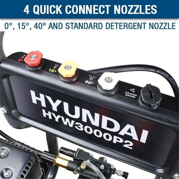 Hyundai HYW3000P2 2800psi 210cc 2800psi Petrol Pressure Washer