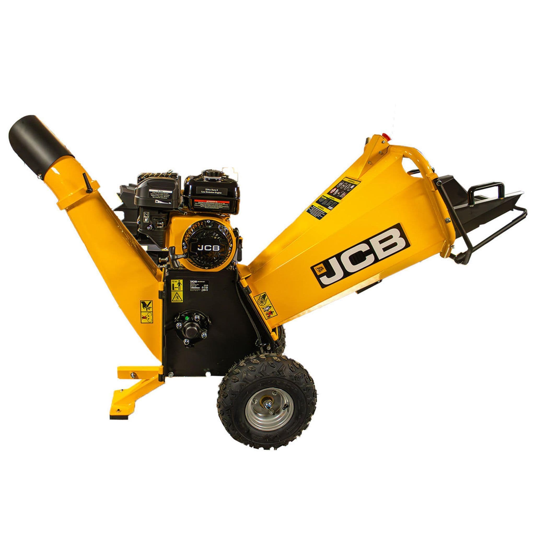 JCB 100mm /4 Heavy-duty Petrol Wood Chipper 7.5hp, 224cc 4-Stroke JCB-CH75100P