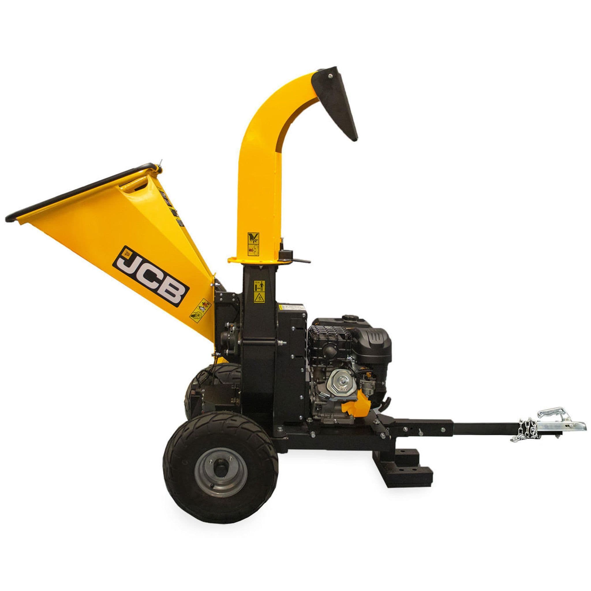 JCB 120mm / 4.72 Heavy-Duty Petrol Wood Chipper 457cc, 15hp 4-Stroke, Electric Start JCB-CH150120PE