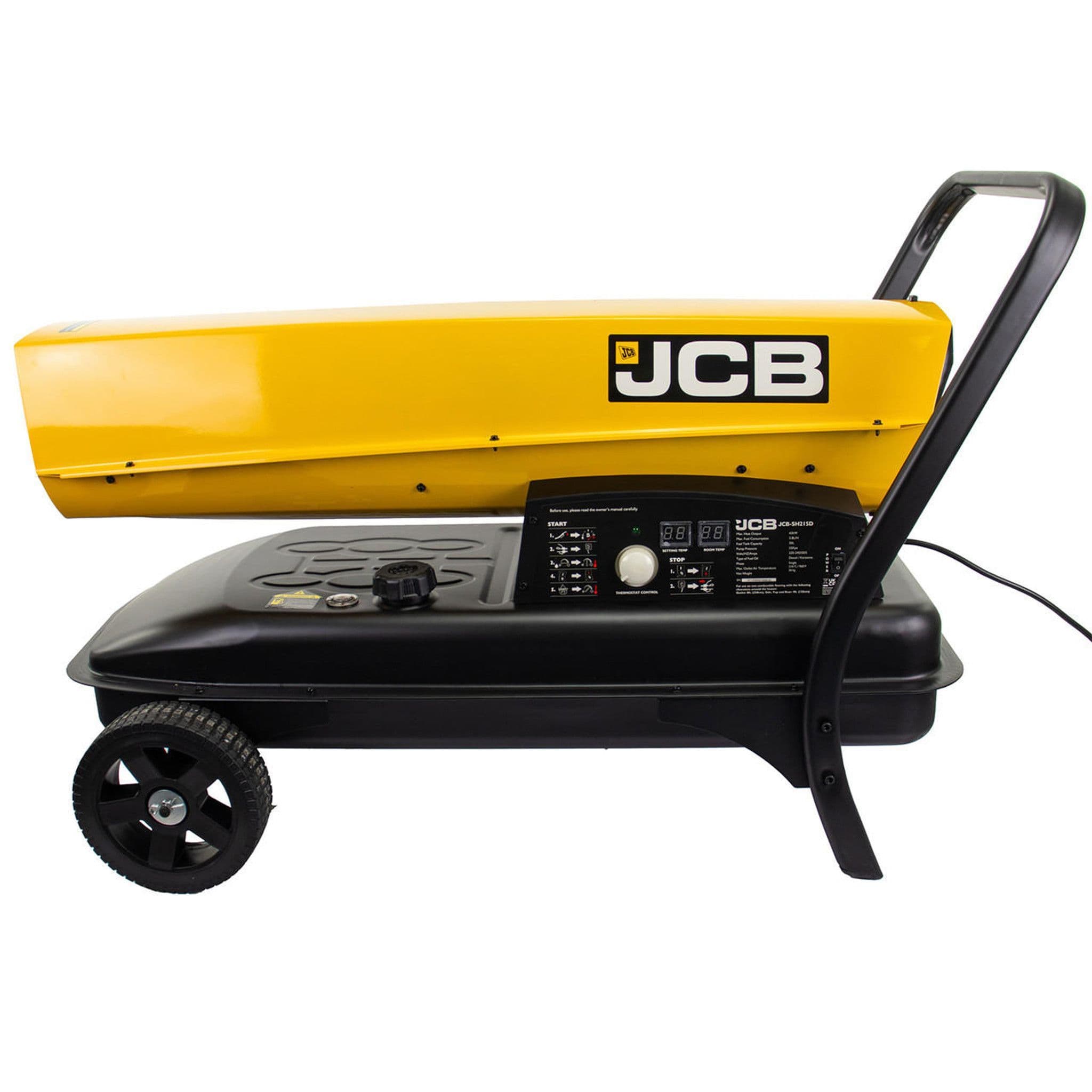 JCB 215,000BTU / 63kW Diesel Space Heater 1300m³ Coverage, Diesel Or Kerosene | JCB-SH215D